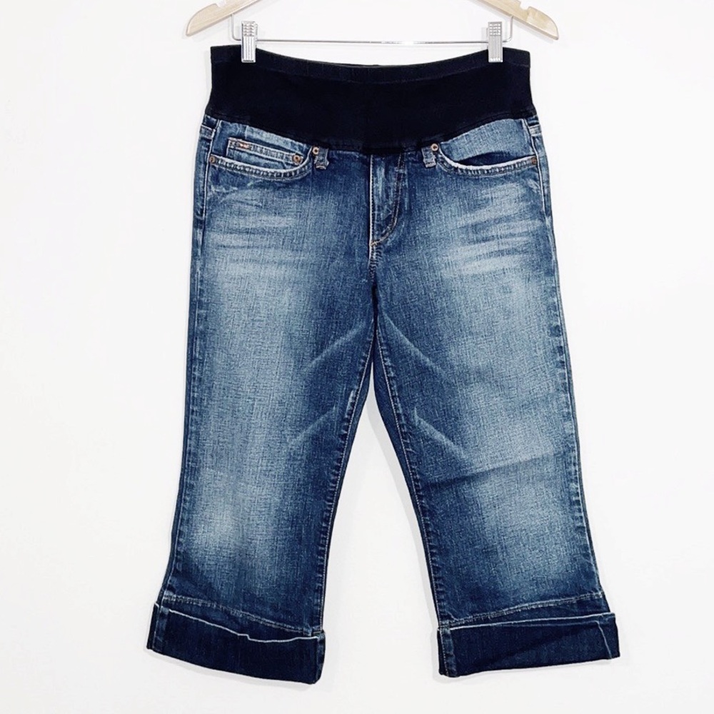 JOE’S JEANS Maternity Jeans Cropped & Stretchy High Rise Size 32